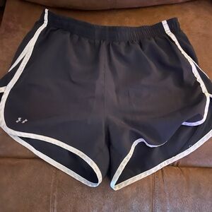 Under Armour Women's Black and White Shorts